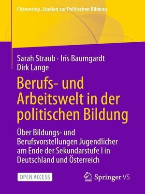 cover image of Berufs- und Arbeitswelt in der politischen Bildung